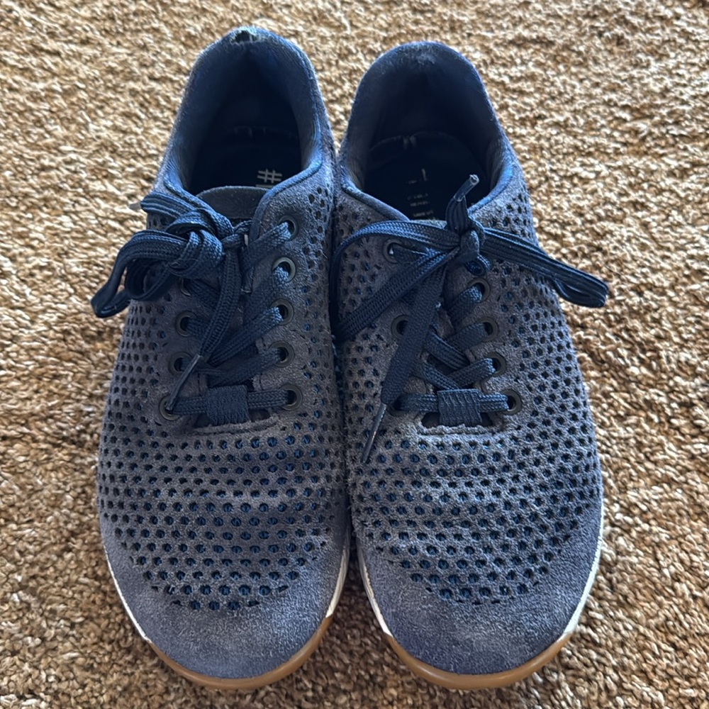 Women’s NoBull blue suede cross training tennis shoes outwork style sz 8.5 - Picture 4 of 4